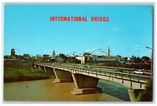 c1960 International Bridge Nuevo Laredo Tamps Texas TX Antique Vintage Postcard picture