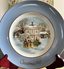 1977 AVON Christmas Plate Series 