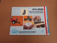 1979 Jeep Cherokee CJ-7 Wagoneer Accessories sales brochure 24 pg ORIGINAL picture