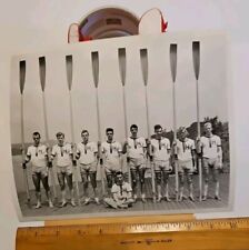 Vintage Photo 1937 HARVARD University CREW Rowing Eights Rrd Top picture