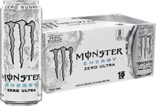 Monster Energy Zero Ultra Sugar Free Energy Drink 16 Fl oz Pack of 15 picture