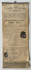 Vintage 1948  Morrell & Co Fairy Tales Calendar Complete Feodor Rojankovsky RARE picture