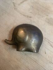 Small Brass Vintage Cute Elephant picture