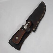Vintage Schrade Old Timer Model 150T Deerslayer Knife With Leather Sheath picture