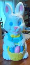 Vintage EASTER BUNNY Blow Mold 19