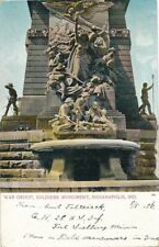 INDIANAPOLIS IN - Soldiers Monument War Group - udb - 1906 picture