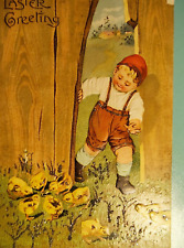 EASTER GREETINGS EMBOSSED GERMANY 1908 picture