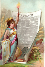 Victorian Trade Card 1ST Serie 2nd Serie En Execution LA France Lux R F  tc1-4 picture