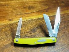 VINTAGE SCHRADE WALDEN NY USA 835Y STOCKMAN FOLDING POCKET KNIFE GRANDPAS KNIFE picture