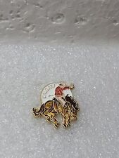 Calgary Stampede & Rodeo LAPEL Pin HORSE COWBOY VINTAGE Single Clutch Back picture
