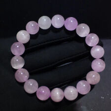 11mm Genuine Natural Purple Kunzite Crystal Round Beads Bracelet AAA picture