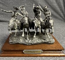 1987 CHILMARK Fine Pewter Schedule by Fredric Remington Limited Edition 1980’s picture