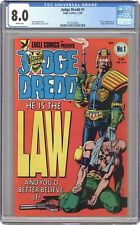 Judge Dredd #1 CGC 8.0 1983 4375220005 picture