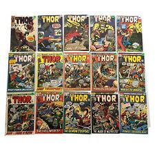 BULK LOT 45 The Mighty Thor - Silver & Bronze Age Marvel Comics VG/F condition picture