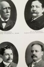 Notable Cincinnati Men of 1903 Photos LITHOGRAPHER & PUBLISHER Strobridge D8 picture