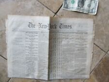 1865 New York Times, Death for CSA Andersonville Wirz, Jeff Davis, Colored Regt. picture