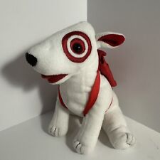 Target Bullseye Plush Stuffed Dog 7” Red Target Backpack - Very Cute - 2001 picture