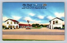 Socorro NM-New Mexico, Ake Court Advertising Vintage Souvenir Postcard picture