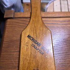 VTG ANTIQUE Class Of 1952 Michigan State Phi Delta Theta Wood Paddle Hazing picture