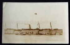 USS Virginian Troop Transport Ship Early 1900's Original Vintage RPPC Postcard picture