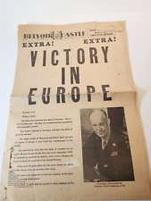 Fort Belvoir, VA BELVOIR CASTLE newspaper VICTORY IN EUROPE VE DAY 1945 picture