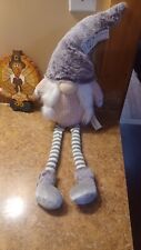 NEW 28 Inch Xmas Gnome Felt White Beard Long Legs Shelf Sitter  picture