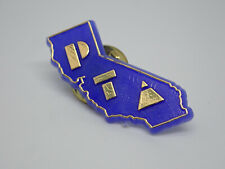 PTA California gold tone Vintage Lapel Pin picture