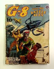G-8 and His Battle Aces Pulp Jan 1941 Vol. 22 #4 FR picture
