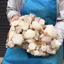 10.5KG Natural White Crystal Cluster Mineral Sample HH1974 picture