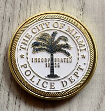 MIAMI Florida Police Department PD Officer  Challenge Coin picture