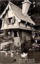 Real Photo Postcard The Merry Miller Children's Fairyland in Oakland, California picture