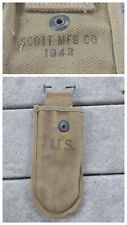 WWII WW2 US Wire Cutter Pouch Khaki Early War Dated 1942 Scott MFG. CO picture