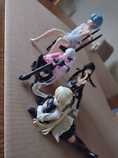 set of 4 anime female figures.3