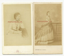 CDV Duchess Marie & Caroline Bassano c1870 France x 2 John Singer Sargent Carte picture