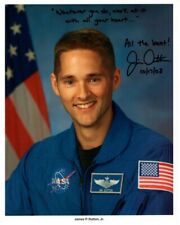 JAMES JIM P. DUTTON, JR. signed 8x10 NASA ASTRONAUT litho photo GREAT CONTENT picture