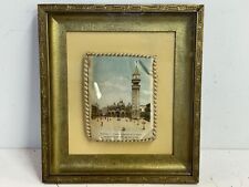 Antique “Saint Mark's Square and Basilica” Venice Collectible Pillow Framed picture