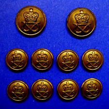 CRICKETEER Replacement Buttons 10 Drk Bronze buttons by WATERBURY FAIR USED COND picture