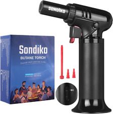 Sondiko Butane Torch with Fuel Gauge S907, Refillable Soldering Torch Lighter... picture