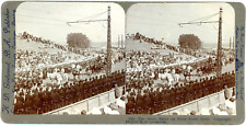 Stereo, India, Delhi, the State entry on Khas road Vintage stereo card - Ti picture