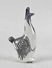 Vintage Peruvian Glass Llama Handmade Sterling Silver 950 Overlay 3.75