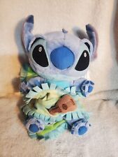 Disney Babies 9 Inch Stitch Plush With Baby Blanket Stuffie Disney Parks Pre-own picture