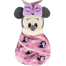 Disney Parks Baby Minnie Mouse Plush in Swaddle Blanket Pouch Plush picture