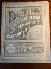 ELECTRICITY NATURES CHIEF RESTORER Promoting Pulvermacher Galvanic Company 1885 picture