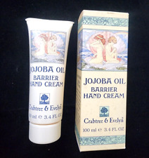 NOS RARE 1980 Crabtree & Evelyn JOJOBA Oil Barrier Hand Cream 100 ml 3.4 fl oz. picture