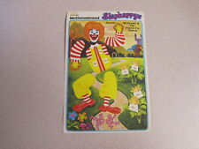McDonalds 1971 Ronald McDonald's The French Fry Thatch Slaphappy, New old Stock picture