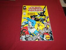 BX3 Justice Machine Annual #1 dc 1983 comic 9.4 bronze age 1ST ELEMENTALS picture