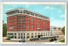 Greensboro North Carolina NC Postcard The O. Henry Hotel Building 1924 Vintage picture