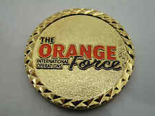 ORANGE INTERNATIONAL OPERATIONS FORCE CHALLENGE COIN picture