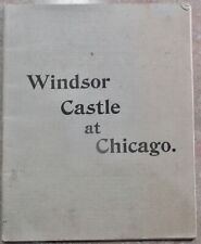 VERY SCARCE BOOKLET 'WINDSOR CASTLE AT CHICAGO' HANDOUT AT 1893 COLUMBIAN EXPO picture
