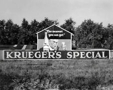Krueger Beer Photo 8x10 - Billboard 1923 picture